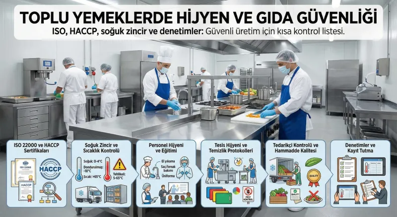 Toplu Yemeklerde Hijyen ve Gıda Güvenliği
